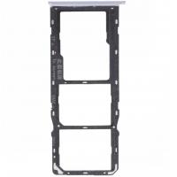 [y883] CARRELLO SIM TRAY PER REALME 7 PRO SILVER