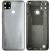 [y887] COPRIBATTERIA BACK COVER PER REALME 7i Rmx2193 CON VETRO FOTOCAMERA SILVER