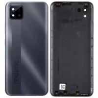 [y1034] COPRIBATTERIA BACK COVER PER REALME C11 2020 CON VETRO FOTOCAMERA GREY