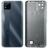 [y1050] COPRIBATTERIA BACK COVER PER REALME C11 2021 CON VETRO FOTOCAMERA GREY