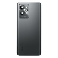 [y1264] COPRIBATTERIA BACK COVER PER REALME GT 2 PRO CON VETRO FOTOCAMERA NERO SERVICE PACK