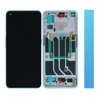 [y1271] TOUCH SCREEN DISPLAY PER REALME GT 2 PRO CON FRAME BLU (SERVICE PACK)