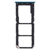 [y1878] CARRELLO SIM TRAY PER OPPO A91 BLU