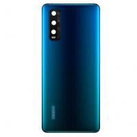 [y1953] COPRIBATTERIA BACK COVER PER OPPO FIND X2 CON VETRO FOTOCAMERA BLU