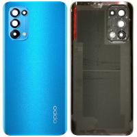 [y2023] COPRIBATTERIA BACK COVER PER OPPO FIND X3 Lite/Reno 5 CON VETRO FOTOCAMERA BLU