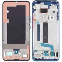 [t955] SUPPORT DISPLAY LCD FRAME PER XIAOMI MI 10 LITE 5G BLU