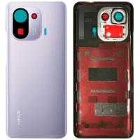 [t1108] COPRIBATTERIA BACK COVER ORIGINAL PER XIAOMI MI 11 PRO CON VETRO FOTOCAMERA VIOLA