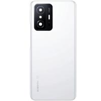 [t1157] COPRIBATTERIA BACK COVER ORIGINAL PER XIAOMI MI 11T PRO 5G CON VETRO FOTOCAMERA BIANCO