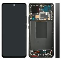 [t1233] TOUCH SCREEN DISPLAY PER XIAOMI MI 12 PRO CON FRAME NERO (SERVICE PACK)