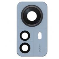 [t1278] VETRO FOTOCAMERA CAMERA GLASS PER XIAOMI MI 12X CON FRAME BLU