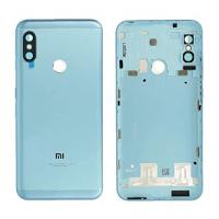 [t1606] COPRIBATTERIA BACK COVER PER XIAOMI MI A2 LITE / REDMI 6 PRO BLU