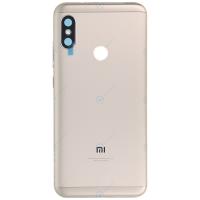 [t1607] COPRIBATTERIA BACK COVER PER XIAOMI MI A2 LITE / REDMI 6 PRO GOLD