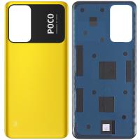 [t1979] COPRIBATTERIA BACK COVER ORIGINAL PER XIAOMI POCO M4 PRO 5G GIALLO