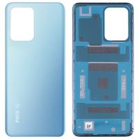 [t2100] COPRIBATTERIA BACK COVER ORIGINAL PER XIAOMI POCO X4 GT BLU