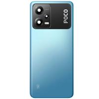 [t2137] COPRIBATTERIA BACK COVER ORIGINAL PER XIAOMI POCO X5 5G CON VETRO FOTOCAMERA BLU