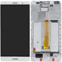 [f2022] TOUCH SCREEN DISPLAY ORIGINALE PER HUAWEI MATE S CRR-l09 ORIGINAL CON FRAME BIANCO