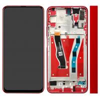 [f2038] TOUCH SCREEN DISPLAY PER HUAWEI HONOR 9X PRO ORIGINAL CON FRAME ROSSO