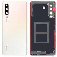 [f2204] COPRIBATTERIA BACK COVER PER HUAWEI P30 ORIGINAL BIANCO