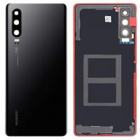 [f2269] COPRIBATTERIA BACK COVER PER HUAWEI P30 ORIGINAL NERO