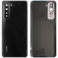 [f2282] COPRIBATTERIA BACK COVER PER HUAWEI P40 LITE 5G ORIGINAL CON VETRO FOTOCAMERA NERO