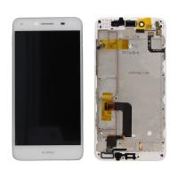 [f2289] TOUCH SCREEN DISPLAY PER HUAWEI Y5 ii 2 CUN-l33 l23 l03 ORIGINAL CON FRAME BIANCO