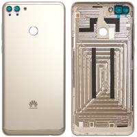 [f2418] COPRIBATTERIA BACK COVER PER HUAWEI Y9 2018 ORIGINAL GOLD