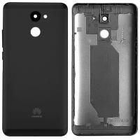 [f2503] COPRIBATTERIA BACK COVER PER HUAWEI Y7 PRIME 2017 NERO