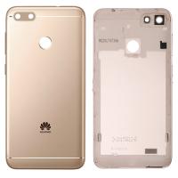 [f2646] COPRIBATTERIA BACK COVER PER HUAWEI Y6 PRO 2017 ORIGINAL GOLD