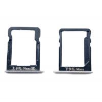 [f3224] CARRELLO SIM TRAY PER HUAWEI HONOR 6 PLUS SILVER