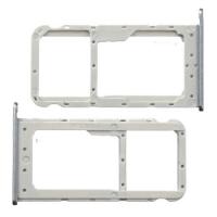 [f4706] CARRELLO SIM TRAY PER HUAWEI P SMART PLUS SILVER