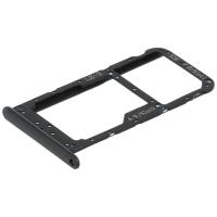 [f4758] CARRELLO SIM TRAY PER HUAWEI HONOR 9 NERO