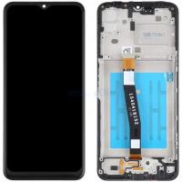 [b4660] TOUCH SCREEN DISPLAY PER SAMSUNG GALAXY A22 5G A226 CON FRAME NERO ASSEMBLATO