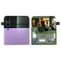 [b4873] COPRIBATTERIA BACK COVER PER SAMSUNG GALAXY Z FLIP 4 F721 CON LCD VIOLA SERVICE PACK