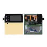 [b4876] COPRIBATTERIA BACK COVER PER SAMSUNG GALAXY Z FLIP 4 F721 CON LCD GIALLO SERVICE PACK