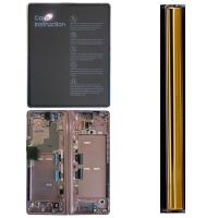 [b4936] TOUCH SCREEN DISPLAY PER SAMSUNG GALAXY FOLD 2 5G F916 CON FRAME BRONZE (GOLD HINGE) SERVICE PACK