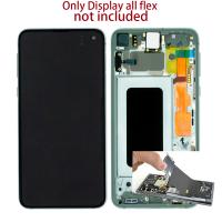 [b5109] TOUCH SCREEN DISPLAY USATO PER SAMSUNG GALAXY G970 CON FRAME VERDE SMONTATO DAL TELEFONO GRADO B