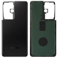 [b5155] COPRIBATTERIA BACK COVER PER SAMSUNG GALAXY S21 ULTRA G998 NERO ORIGINALE