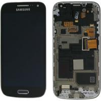 [b5270] TOUCH SCREEN DISPLAY PER SAMSUNG GALAXY S4 MINI i9195 CON FRAME NERO ORIGINALE SERVICE PACK