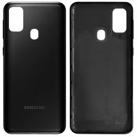 [b5464] COPRIBATTERIA BACK COVER PER SAMSUNG GALAXY M21 M215 NERO ORIGINALE