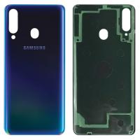 [b5596] COPRIBATTERIA BACK COVER PER SAMSUNG GALAXY M40 M405 BLU ORIGINALE