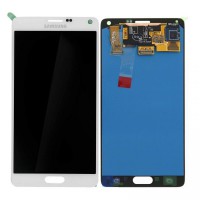 [b5768] TOUCH SCREEN DISPLAY PER USATO SAMSUNG GALAXY NOTE 4 N910 BIANCO ORIGINALE SERVICE PACK