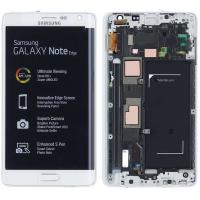 [b5801] TOUCH SCREEN DISPLAY PER SAMSUNG GALAXY NOTE EDGE N915 CON FRAME BIANCO