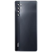 [y2375] COPRIBATTERIA BACK COVER PER TCL 20 PRO 5G CON VETRO FOTOCAMERA NERO