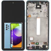 [b6229] TOUCH SCREEN DISPLAY PER SAMSUNG GALAXY A52 A525 A52 5G A526 OLED CON FRAME BLU