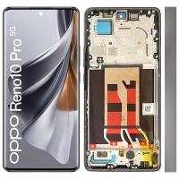 [y2418] TOUCH SCREEN DISPLAY PER OPPO RENO 10 PRO 5G CPH2525 CON FRAME SERVICE PACK NERO