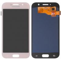 [b9758] TOUCH SCREEN DISPLAY PER SAMSUNG GALAXY A5 2017 A520 CHANGE GLASS ROSA