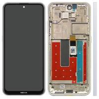 [c270] TOUCH SCREEN DISPLAY PER NOKIA X10 TA-1332 CON FRAME BIANCO