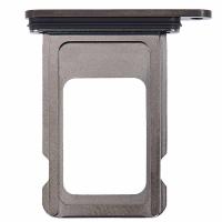 [a2865] CARRELLO SIM TRAY PER APPLE IPHONE 15 PRO MAX NERO