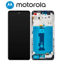 [h243] TOUCH SCREEN DISPLAY PER MOTOROLA MOTO E22S E32S XT2229 CON FRAME SERVICE PACK