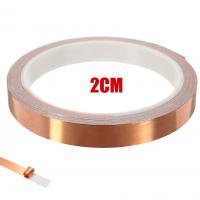 [y2481] 2CM Adhesive Conductive Copper Foil Tape Single-sided Copper Slug Roll Tape Width